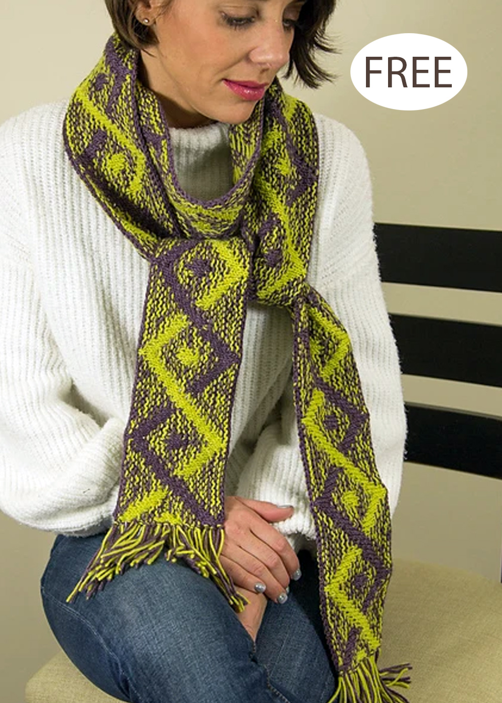 Free Knitting Pattern Trading Spaces Scarf