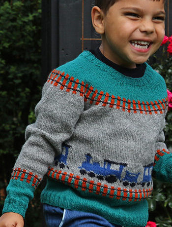 Free Knitting Pattern for Train Sweater