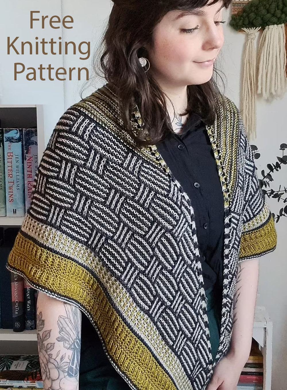 Free Knitting Pattern Tramea Shawl