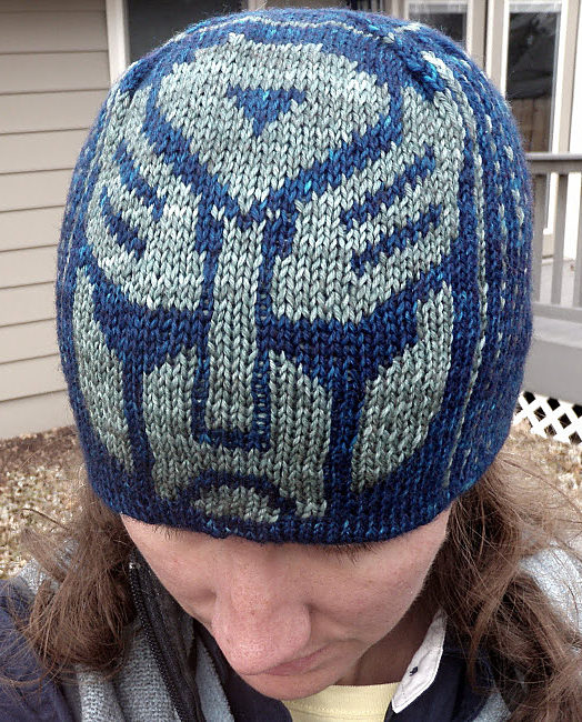 Free Knitting Pattern for Transformers Hat