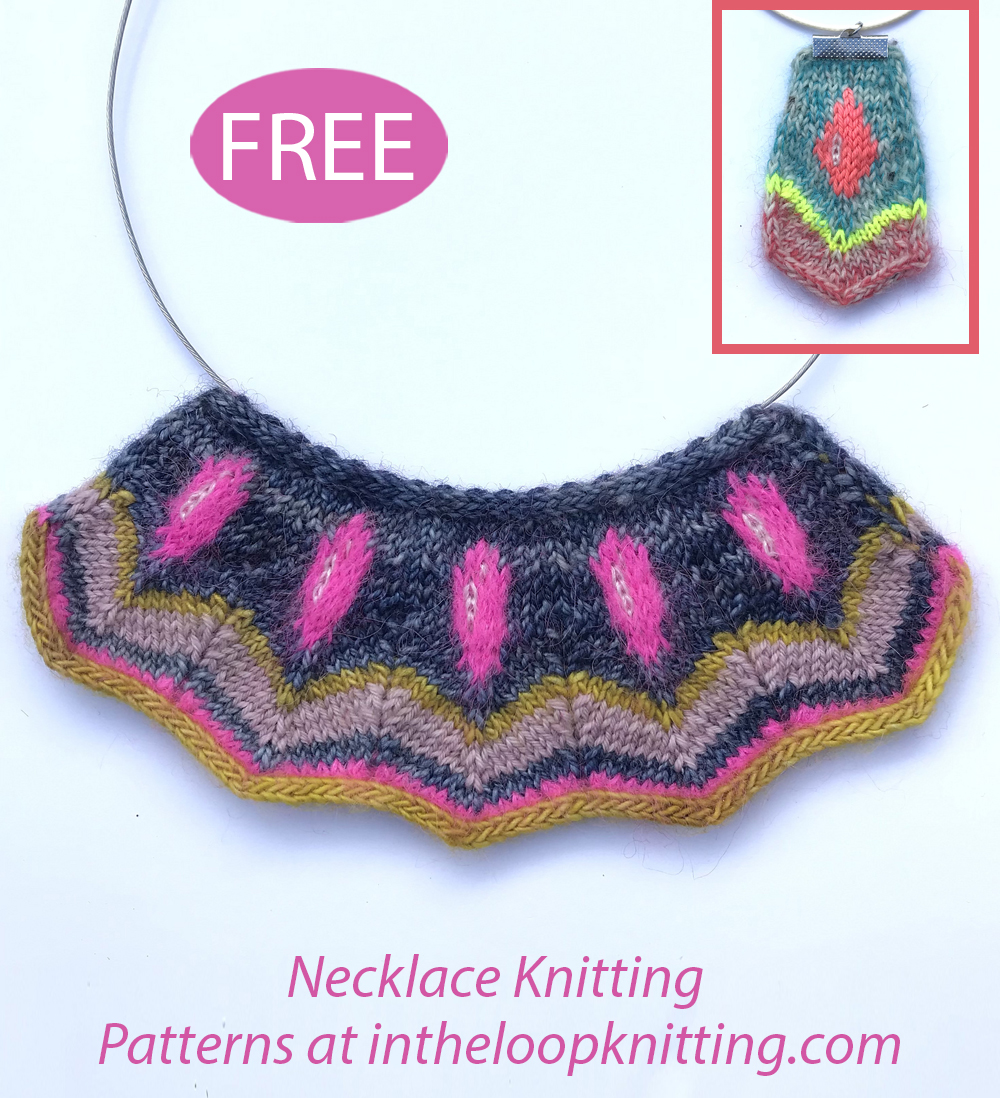Free Treasured Necklace Knitting Pattern