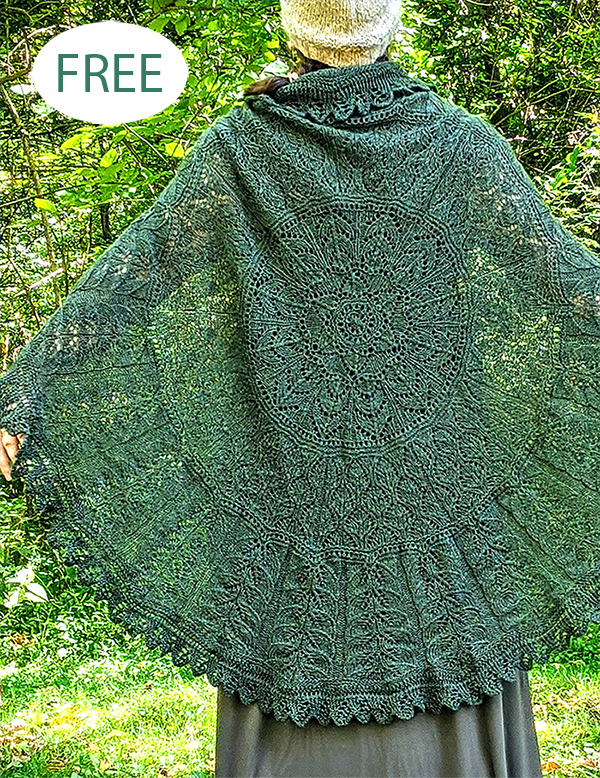 Free Treegarth Shawl Knitting Pattern