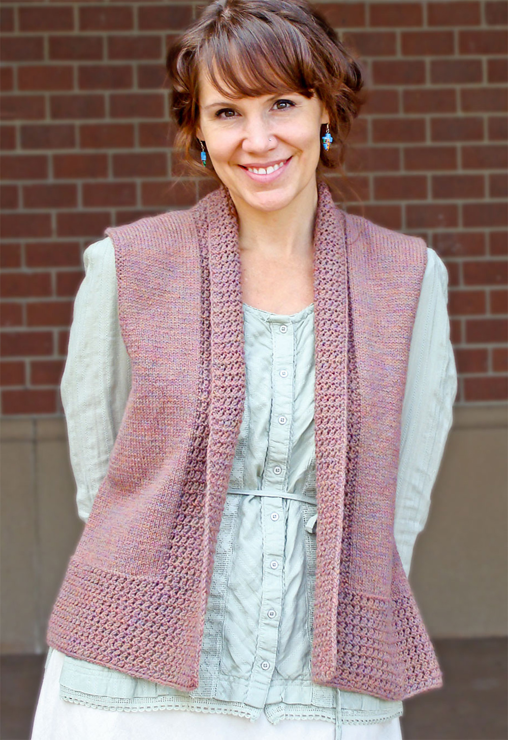 Vest Knitting Pattern Treyi Vest