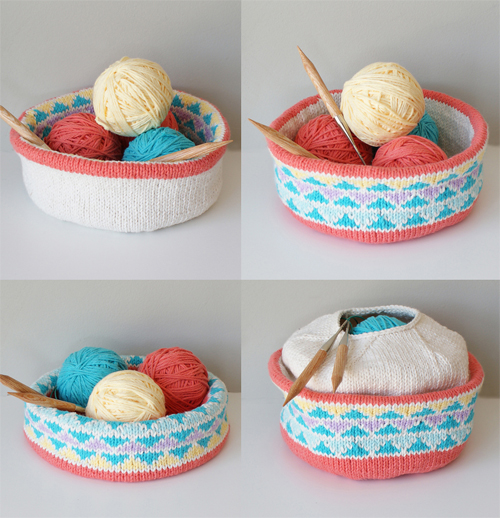 Easy Knit Basket Pattern Perfect for a Beginner – Knitting