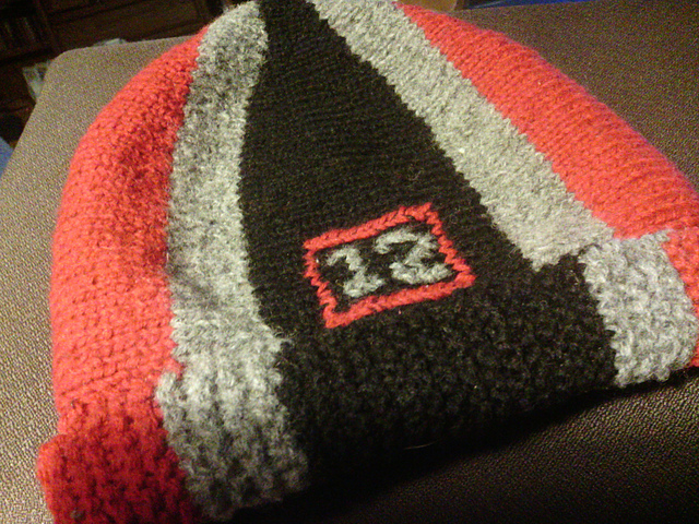 Tribute's Training Beanie Free Knitting Pattern | Knitting patterns inspired by The Hunger Games books and movies http://intheloopknitting.com/hunger-games-knitting-patterns/