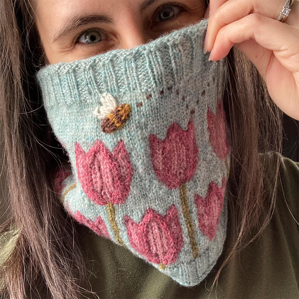 Tulip Cowl Knitting Pattern