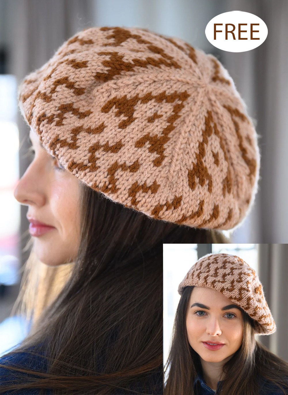 Free Tumball Tam Arrow Knitting Pattern