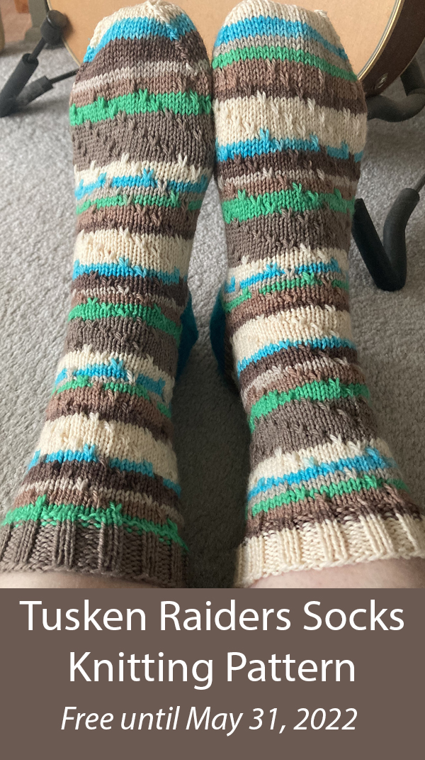 Tusken Raiders Socks Knitting Pattern