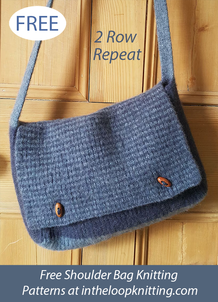 Free Tweed Satchel Bag Knitting Pattern