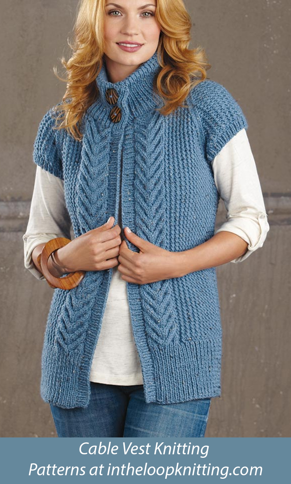 Tweed Vest Knitting Pattern