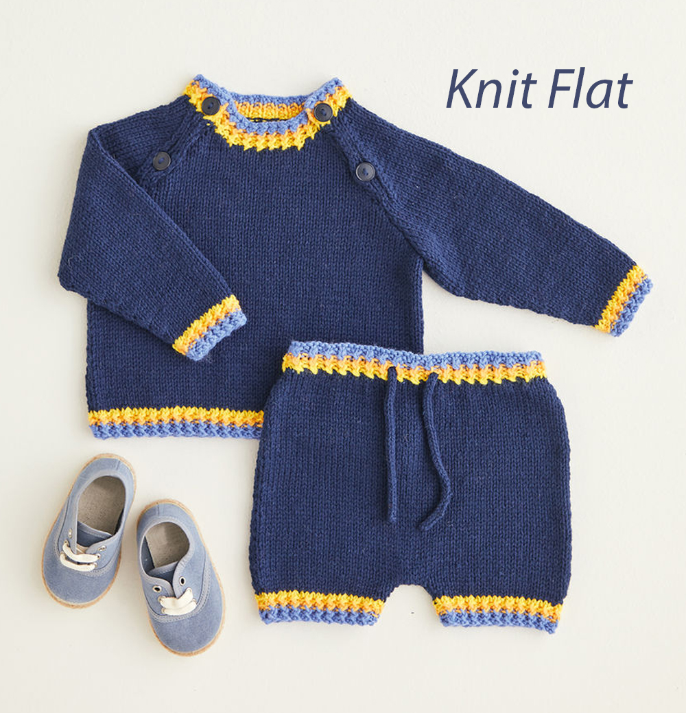 Baby Twisted Rainbow Set 5411 Knitting Pattern