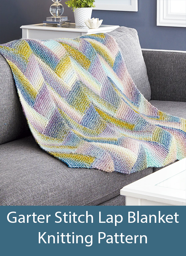 Lap Blanket Knitting Pattern Twists and Turns Lapghan