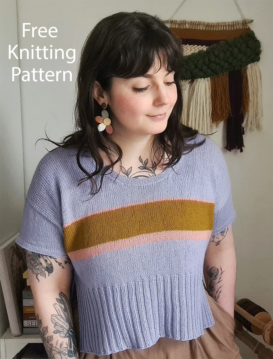 Free Women's Tya Top Knitting Pattern