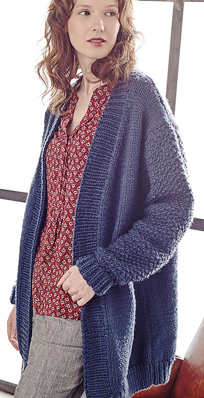 Free Knitting Pattern for Tyburn Cardigan