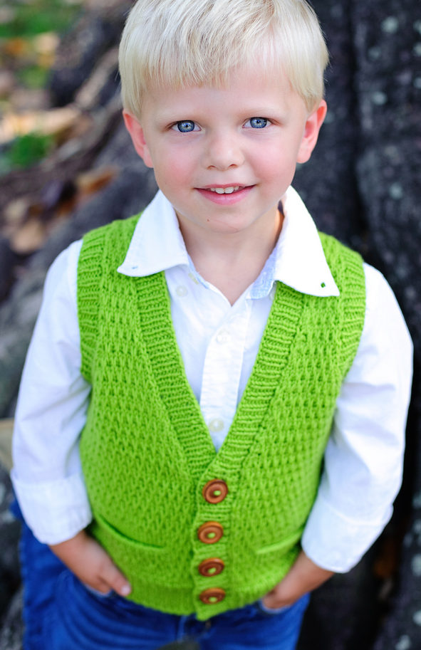 Vests For Babies And Children Knitting Patterns In The