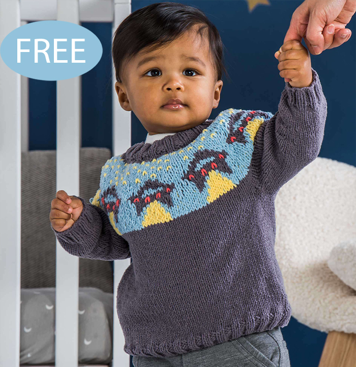 Free UFO Baby Sweater Knitting Pattern