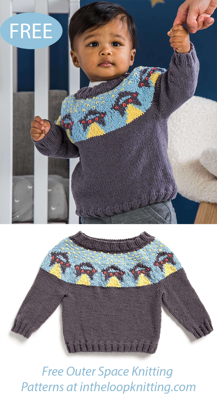Free UFO Baby Sweater Knitting Pattern
