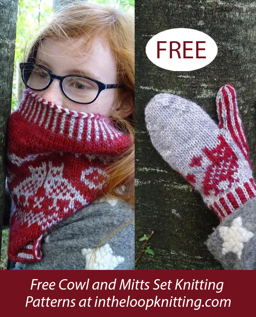Free Ulchabháin Cowl and Mittens Knitting Pattern