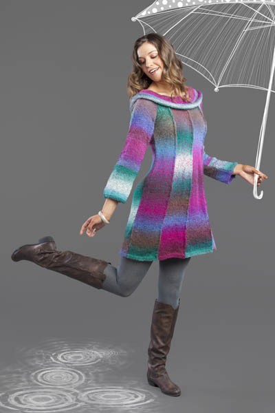 Free knitting pattern for Umbrella Dress