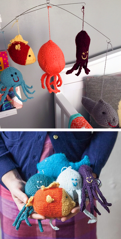 Free Knitting Pattern for Under the Sea Mobile