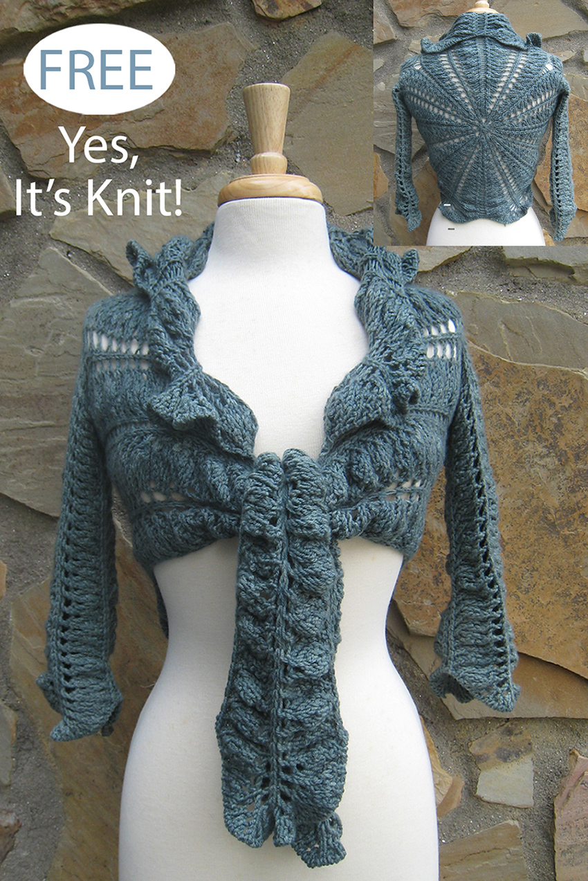 Free Understudy Bolero Knitting Pattern