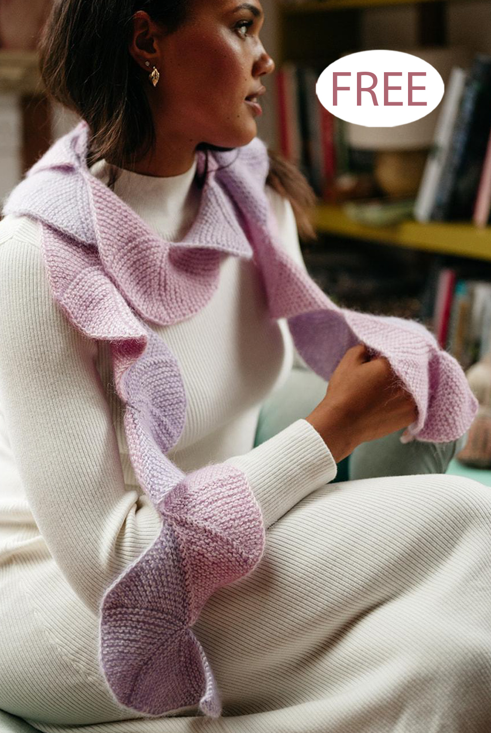 Free Undulate Scarf  Knitting Pattern