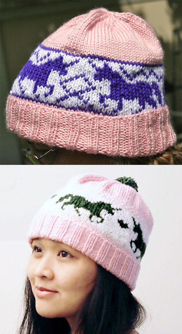 Free Knitting Pattern for Unicorn Fever Hat