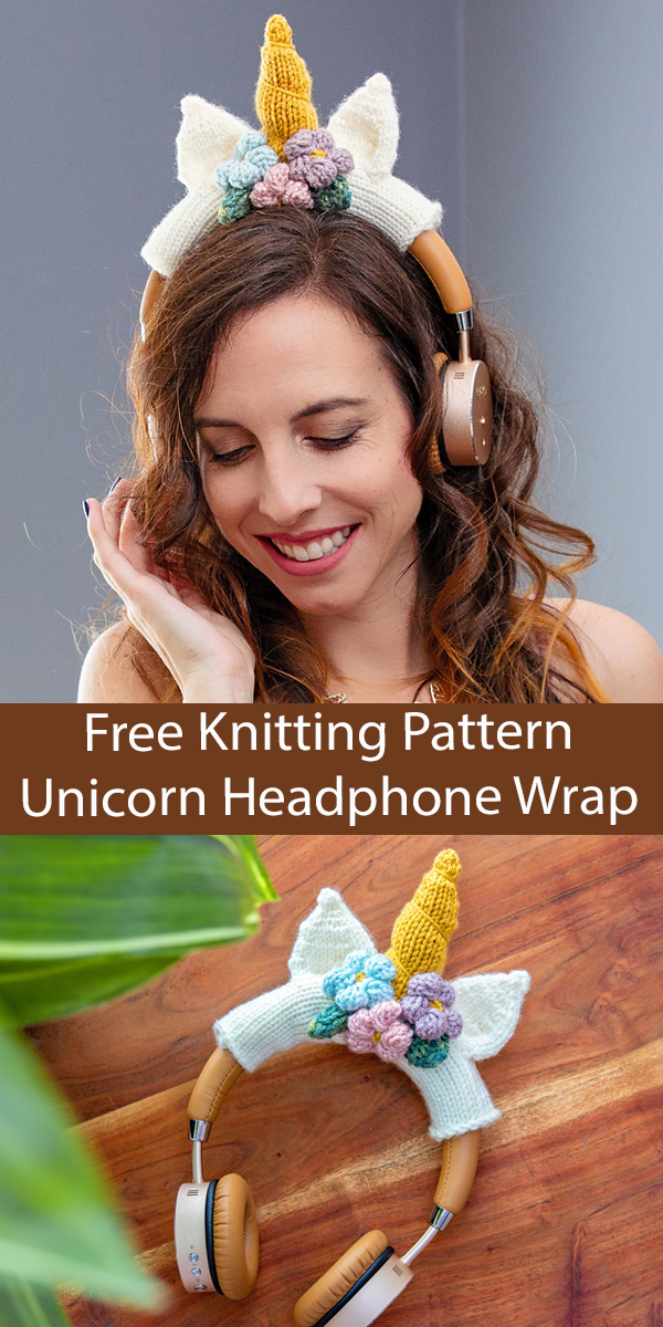 Free Knitting Pattern Unicorn Headphone Cover