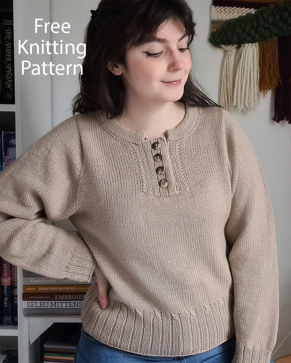 Free Urraca Henley Knitting Pattern 