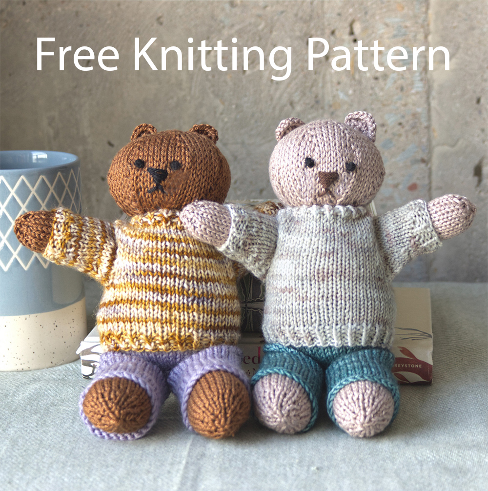 Free Knitting Pattern Uszka Teddy