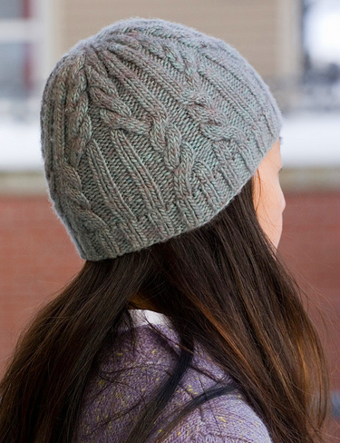 Free knitting pattern for Utopia Cabled Hat and more beanie knitting patterns
