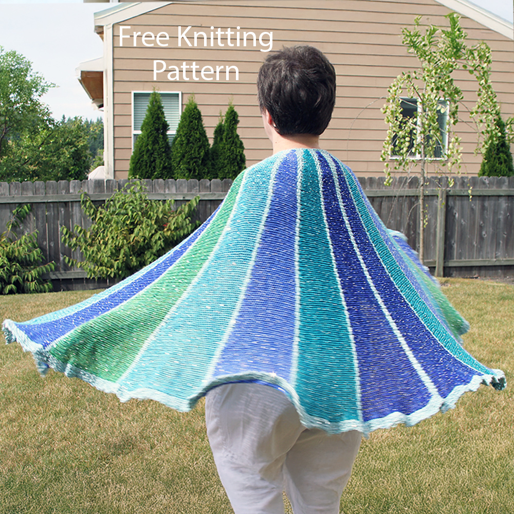 Vacation Shawl Knitting Pattern