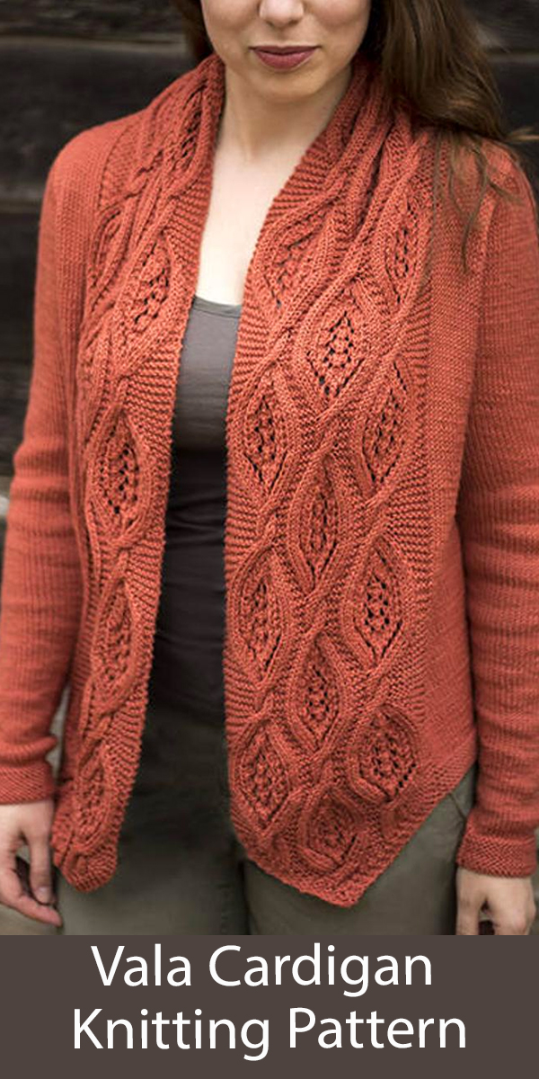 Knitting Pattern Vala Cardigan