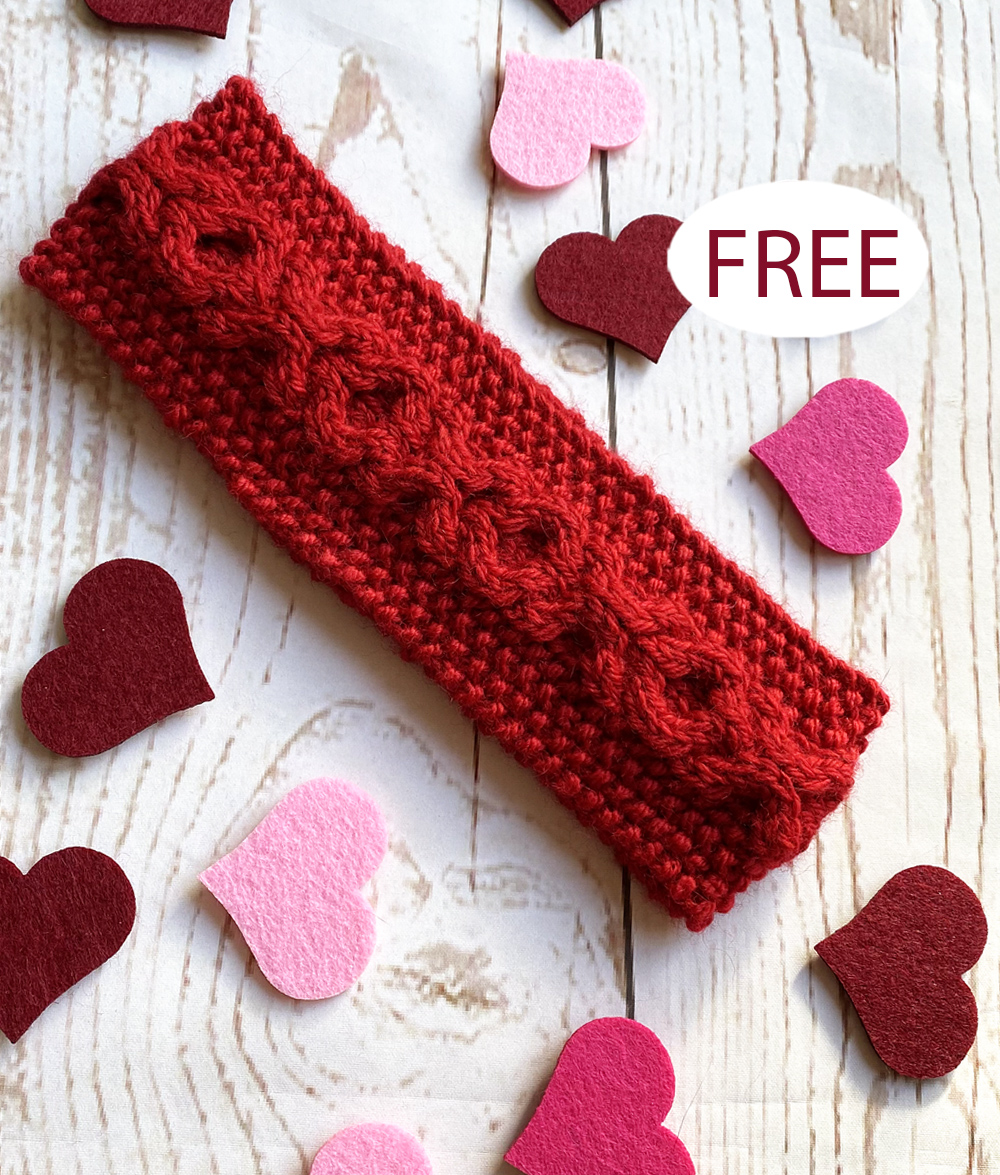 Free Knitting Pattern for XOXO Valli Headband