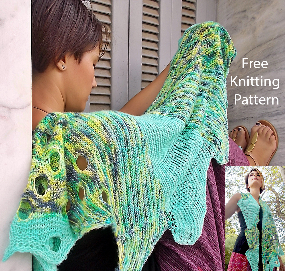 Free Vap'oria Shawl Knitting Pattern