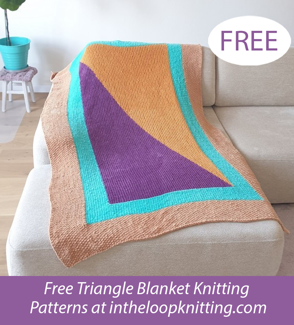 Free Velvet Sunset Blanket Knitting Pattern