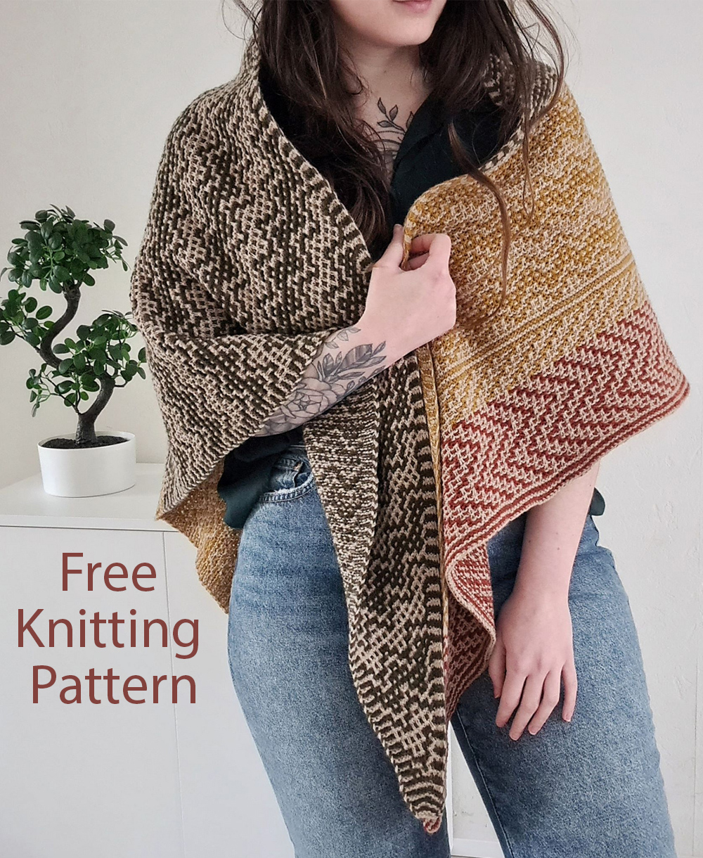 Free Verdier Shawl Knitting Pattern