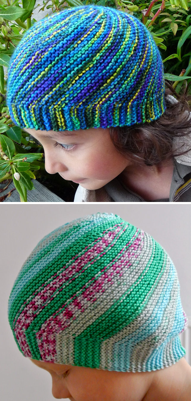 How to machine knit a reversible lace hat with a Brother punch card knitting  machine 