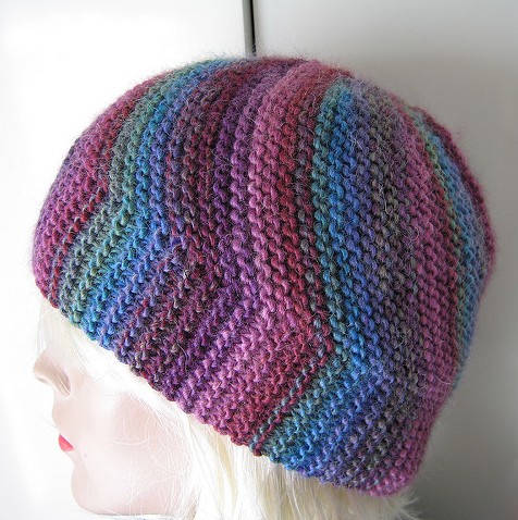 Free knitting pattern for Vertigo Hat