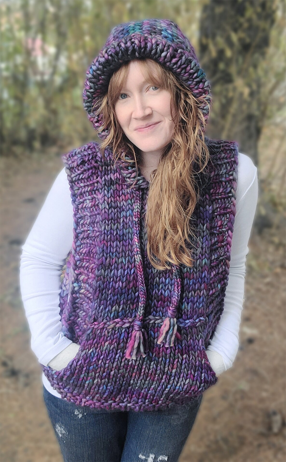 Vest is Best Hoodie Knitting Pattern