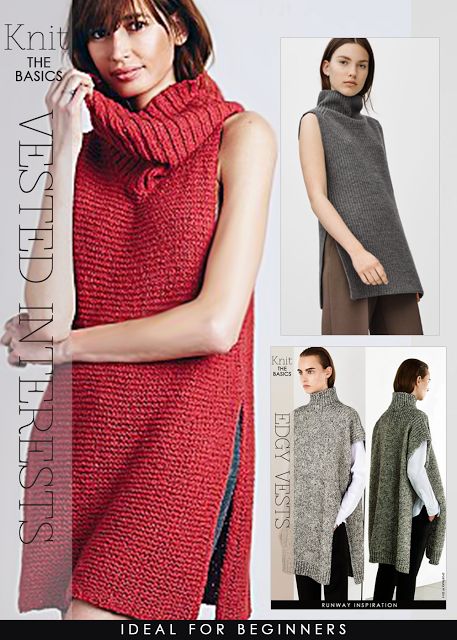 Vest Knitting Patterns In The Loop Knitting