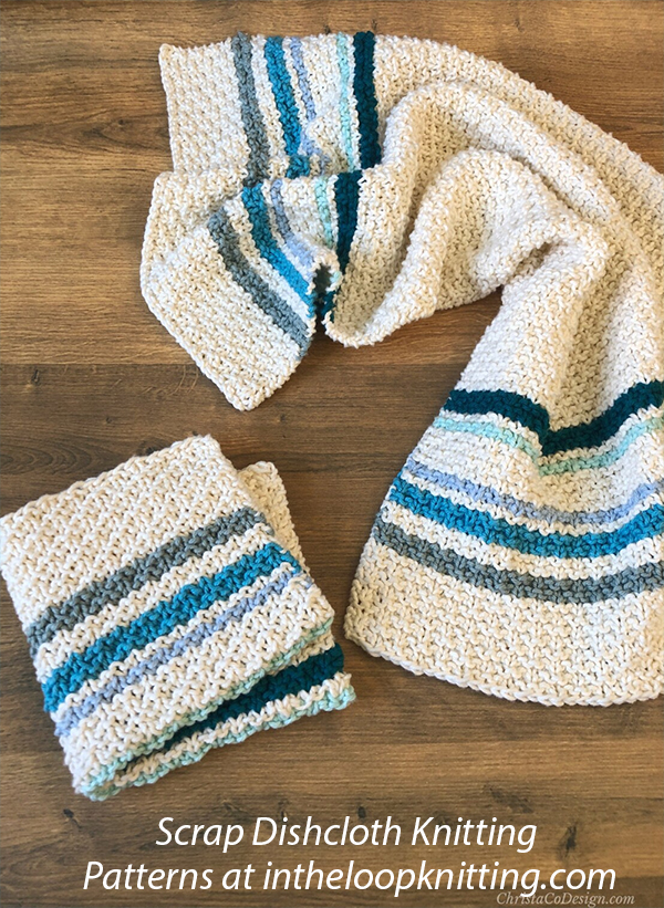 Via Kitchen Towel and Dish Cloth Knitting Patterns