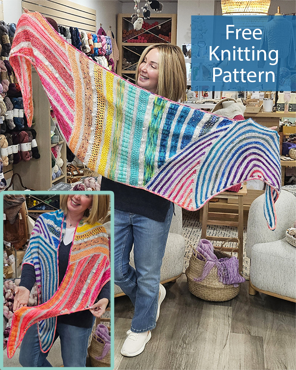 Vice Versa Shawl  Knitting Pattern
