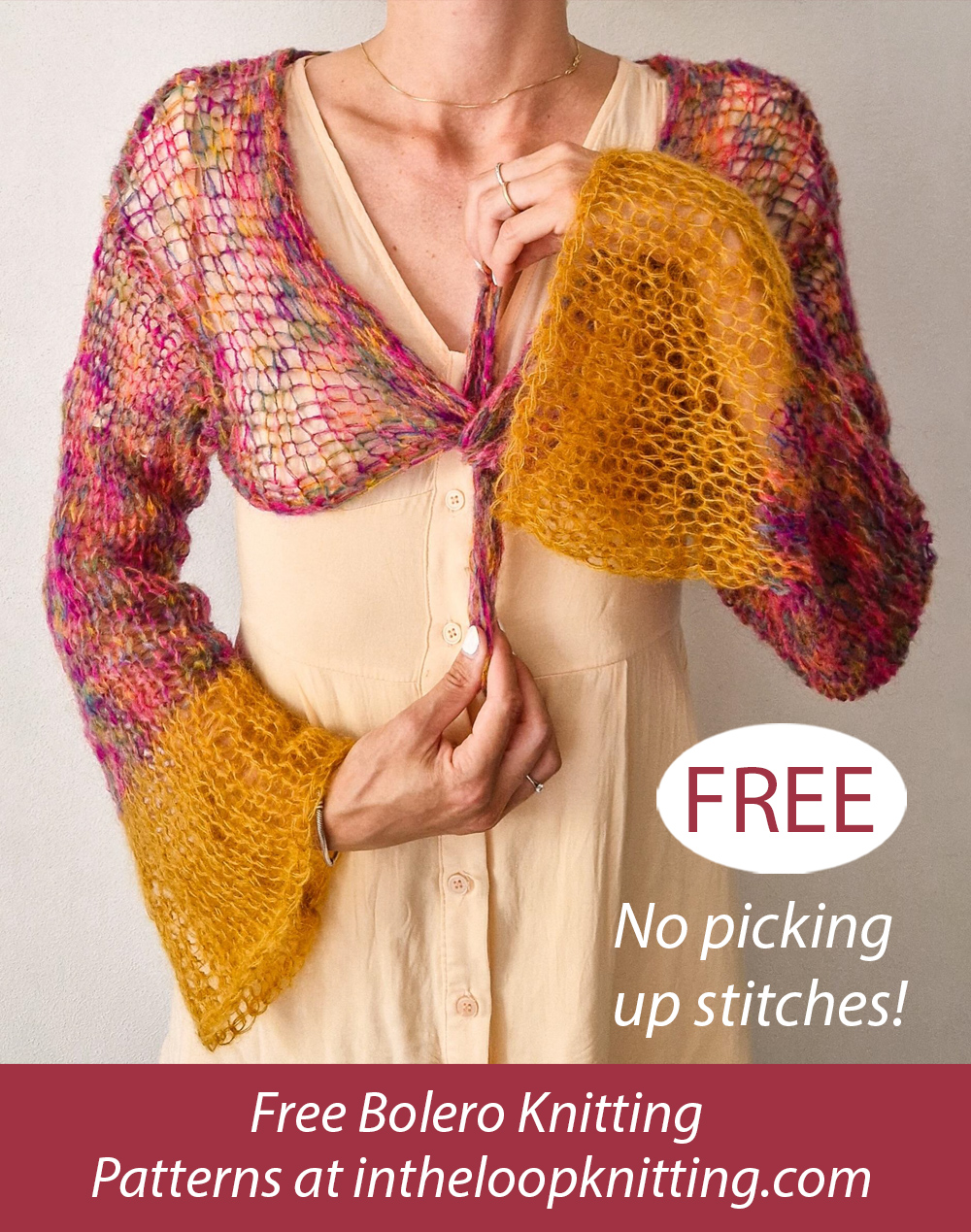 Free Vignale Cropped Cardigan Knitting Pattern