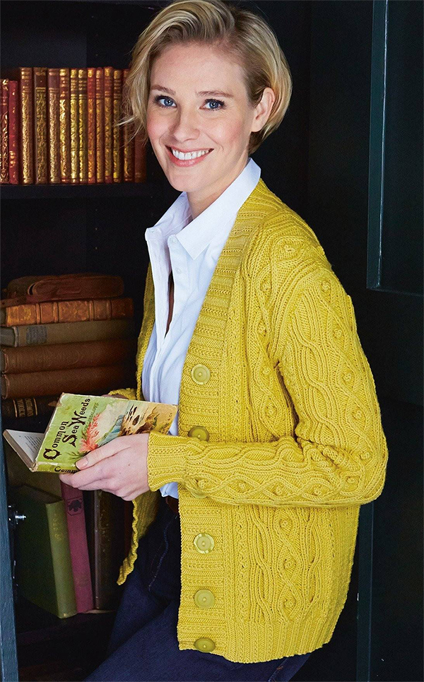 Cable Stitch Cardigan Knitting Pattern