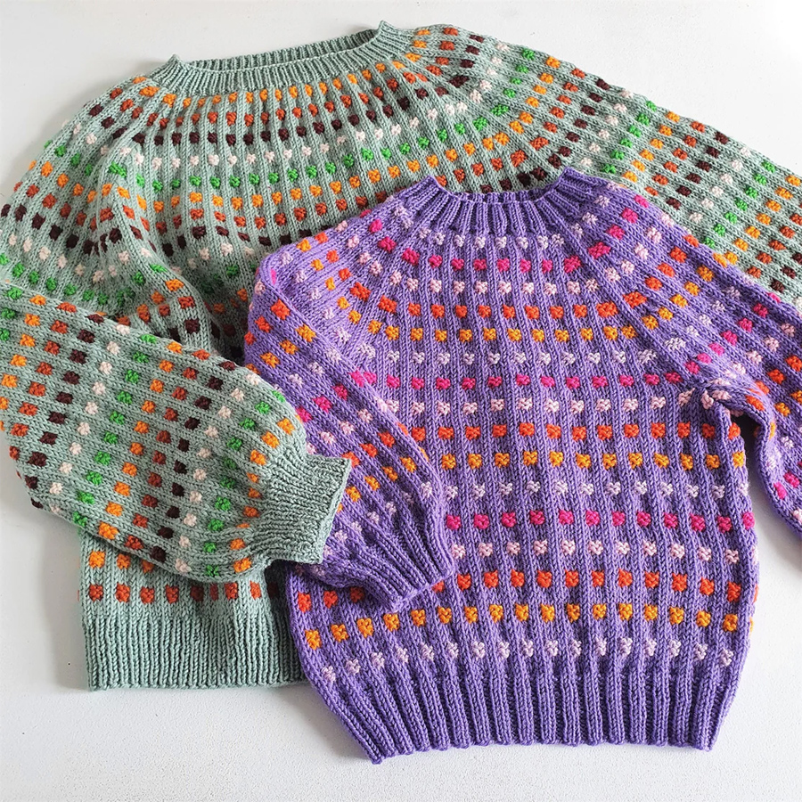 Free Vintertern and Minitern Sweaters Knitting Patterns