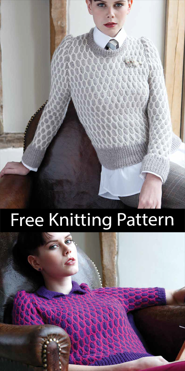 Free Knitting Pattern Viola Sweater
