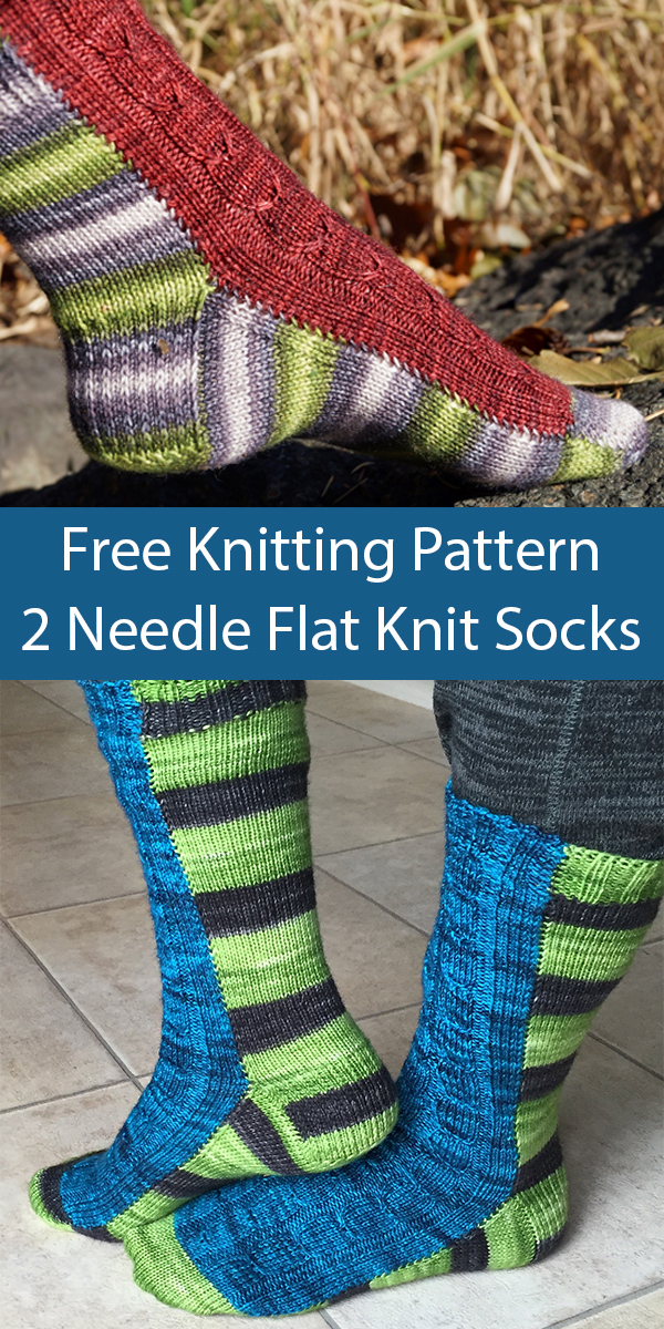 Knit Two-Needles Slipper Socks Free Pattern · Crazy Hands