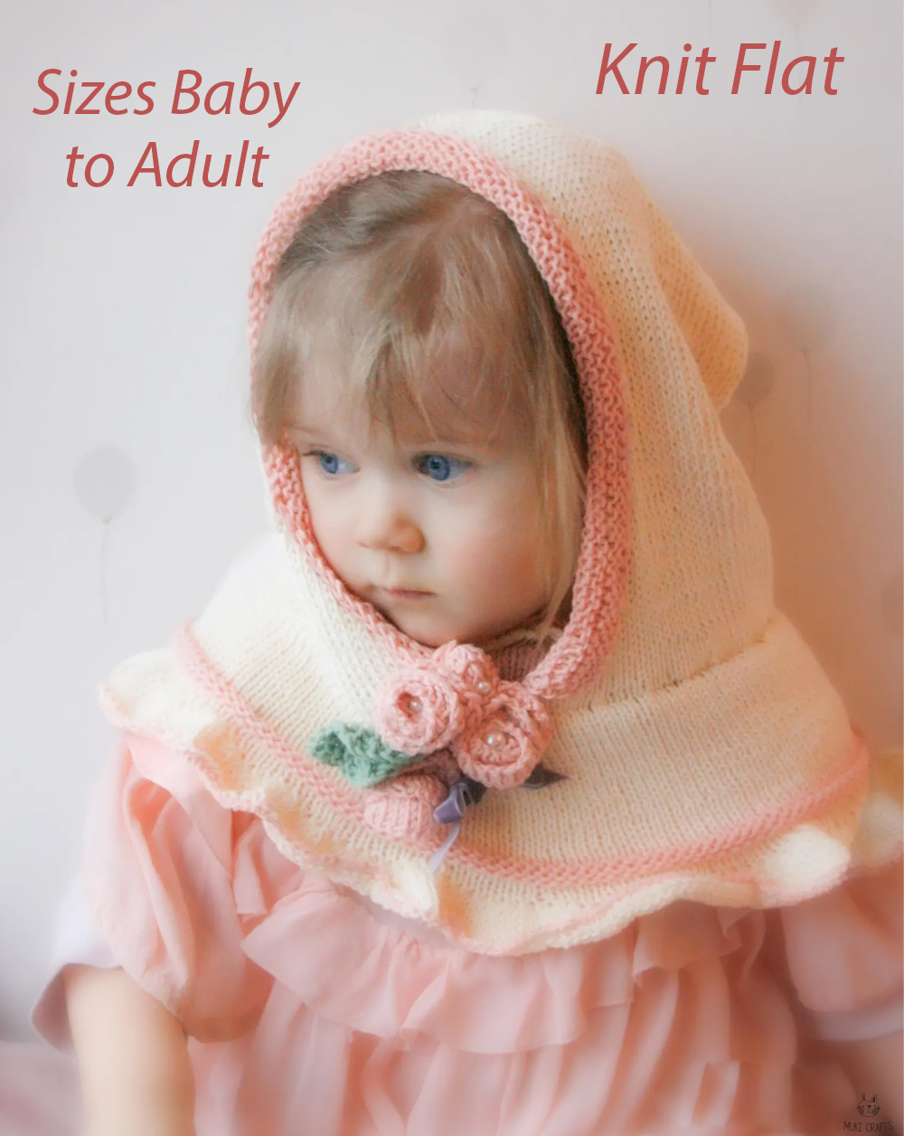 Vivian  Hooded Cowl Knitting Pattern