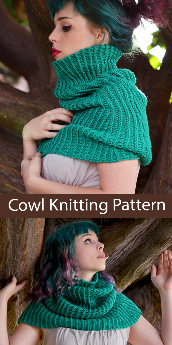 Cowl Knitting Pattern Volcano Cowl